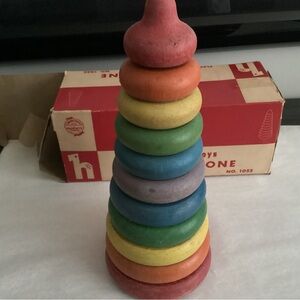 Vtg. Helgate Toys Color Cone No 10524. Mid Twentieth Century Century 9”T